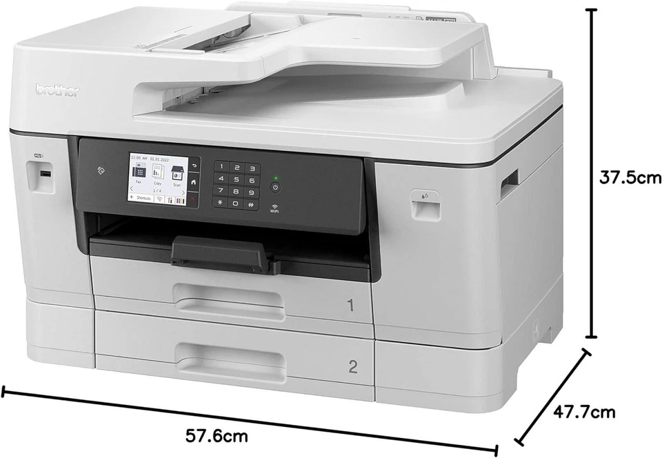 Brother MFC-J6940DW A3 A4 Inkjet MultiFunction Printer Scanner Colour Wireless - Image 2 of 4