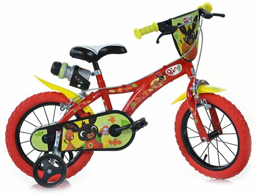 BICI 14 BING CON ROTELLE PER BAMBINI 3/4 ANNI ALTEZZA DA 100 CM DINO BIKES  | eBay