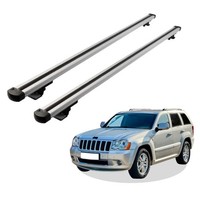 DachträGer Passend FüR Jeep Grand Cherokee Ab Baujahr 2005-2011 V1 In Silber