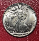 1945 P Walking Liberty Silver Half Dollar, Choice to Gem Uncirculated. Luster!
