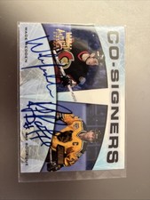 2000 Stadium Club Co-Signers Ray Bourque Wade Redden Dual Auto CS15 Autograph 