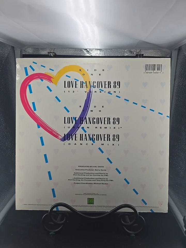Diana Ross Love Hangover ‘89 12” Single Motown Records 5010946321 EX/EX Foto 2 de 4