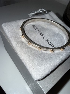 Armband Armreif Michael Kors Stahl Silbergrau