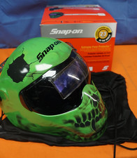 Snap On Green Skull EFPGREENSKL Auto Darkening Welding Helmet W/Box