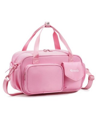 Ceneda 12 inch Mini Gym Bag for Women, Small Duffle Bag with Wet Pocket, Ligh...