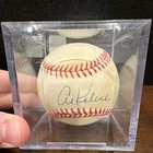 Al Kaline Detroit Tigers Signed Baseball Ball in Display Case Cube