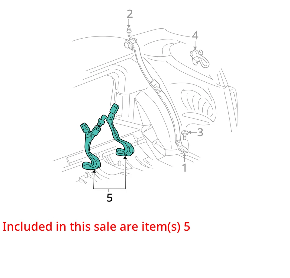 KIT CINTURÓN PONTIAC OLDSMOBILE GRAND AM ALERO 1999-2005 ASIENTO R CTR NEUTRA 12530660 Foto 2 de 3