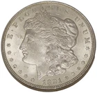 New ListingMorgan Silver Dollar 1921 Philadelphia Final Year Lustrous AU/BU Raw