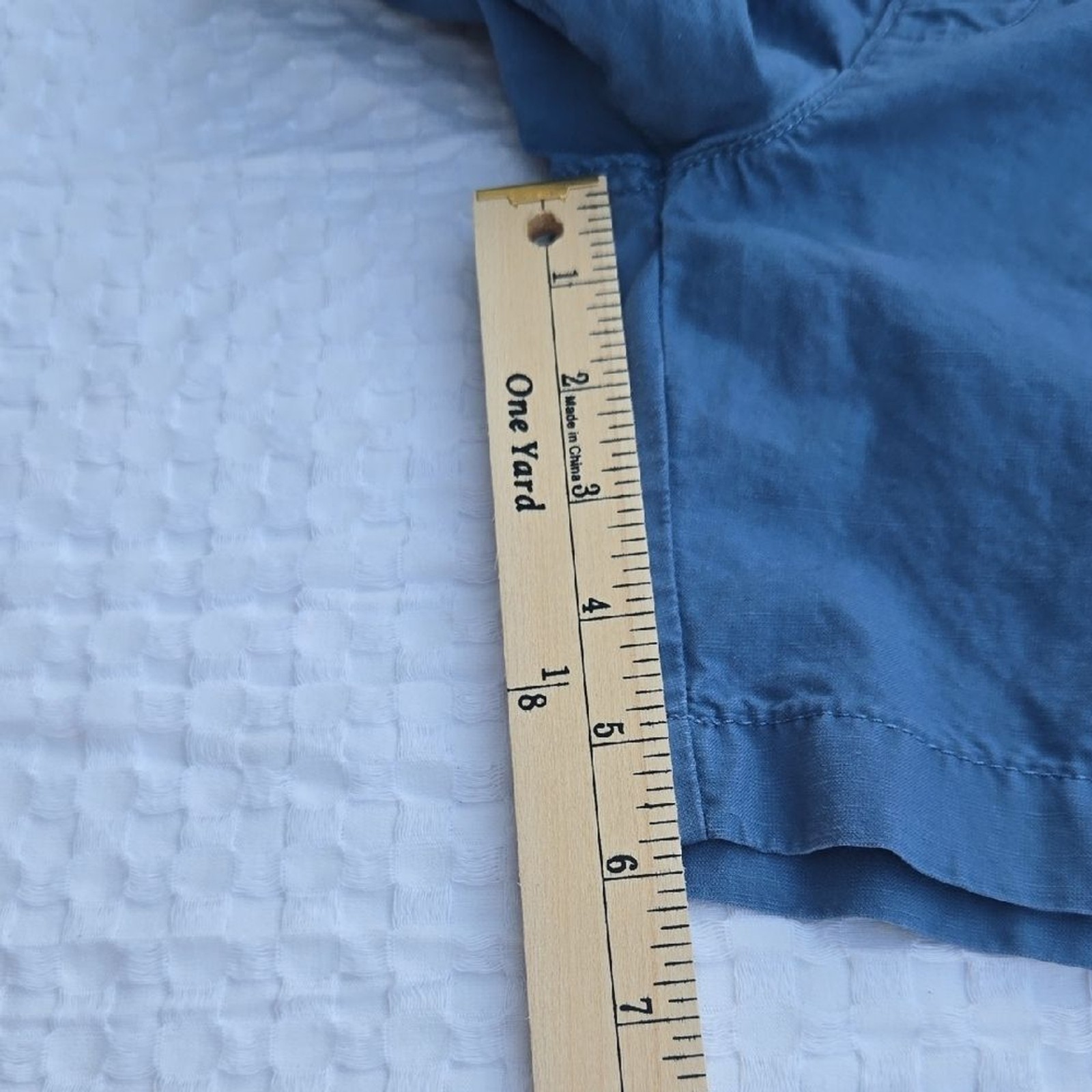 Patagonia Men's Light Blue Flat Front Shorts size 32 thumbnail 5