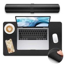 Non-Slip Waterproof PU Leather Desk Mat, 23.6" x 13.7" Large Desk Pad, Waterp...