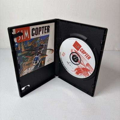 Sim Copter PC CD-ROM Game Disc and Manual Maxis Fly Missions in the Metropolis