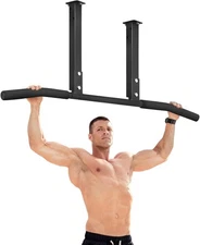 ATENTO Pull Up Bar, Chin Up Bars Ceiling Mount, Workout for Home Gym, Beam, Cros