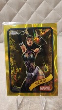 2025 Topps Chrome Marvel - Sersi #77 - Yellow Lava Refractor