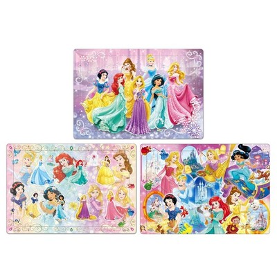 Tenyo [Made in Japan] Child Puzzle Disney Disney Princess 55, 66, 80 Pieces Step