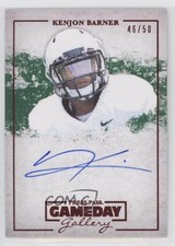 2013 Press Pass Gameday Gallery Red 46/50 Kenjon Barner #GG-KB Auto 0b2