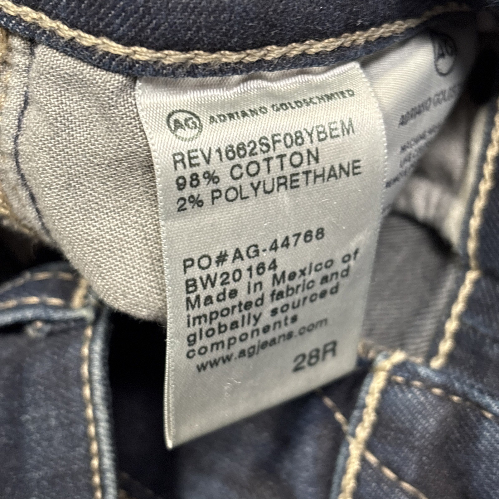 AG Adriano Goldschmied Jeans Womens 28 The Jodi Crop Slim Flare Fits 31 X 26.5 - View 6