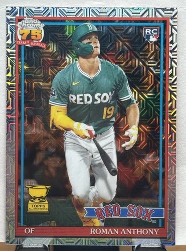 2025 Topps Series 1 Roman Anthony Silver Pack Mojo Rookie SSP Red Sox