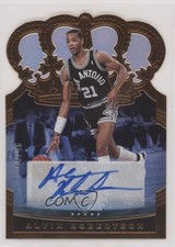 2020-21 Panini Crown Royale Crown Auto 95/99 Alvin Robertson #CA-ARB Auto 0s1n