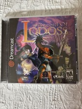 Record of Lodoss War (Sega Dreamcast, 2001) CIB Ex Cond-RARE- Super Clean Disc