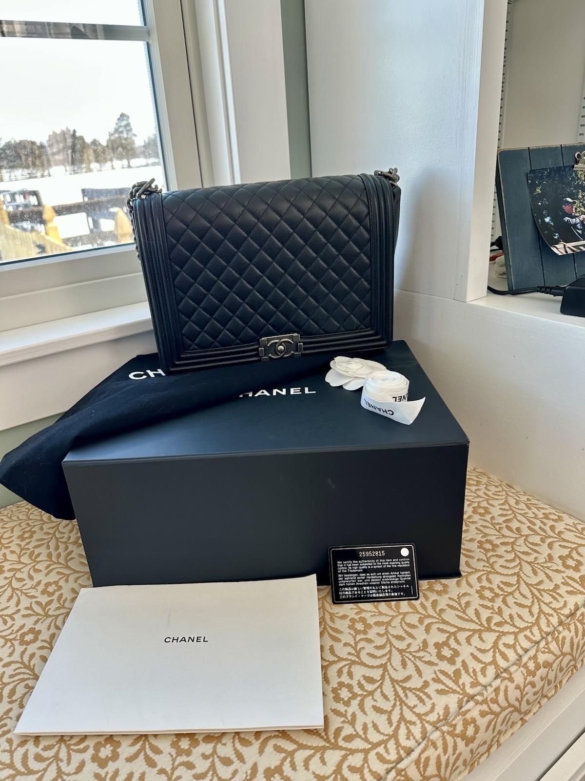 Authentic CHANEL Large Boy Bag-Pristine - image 1