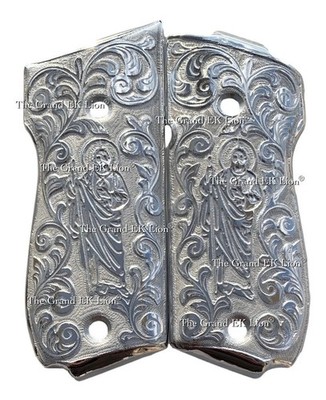 Cachas Smith And Wesson Caliber 9mm 39-2 27e San Judas Grip MADE IN MEXICO