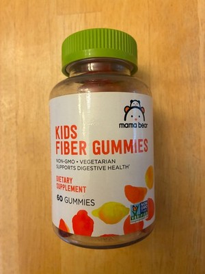 Mama Bear Kids Fiber 60 Gummies Complex Support Digestive Health Regularity