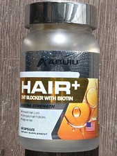 Biotin Vitamins DHT Blocker Supplement Supports Healthy Hair 60 Caps Exp. 1/27
