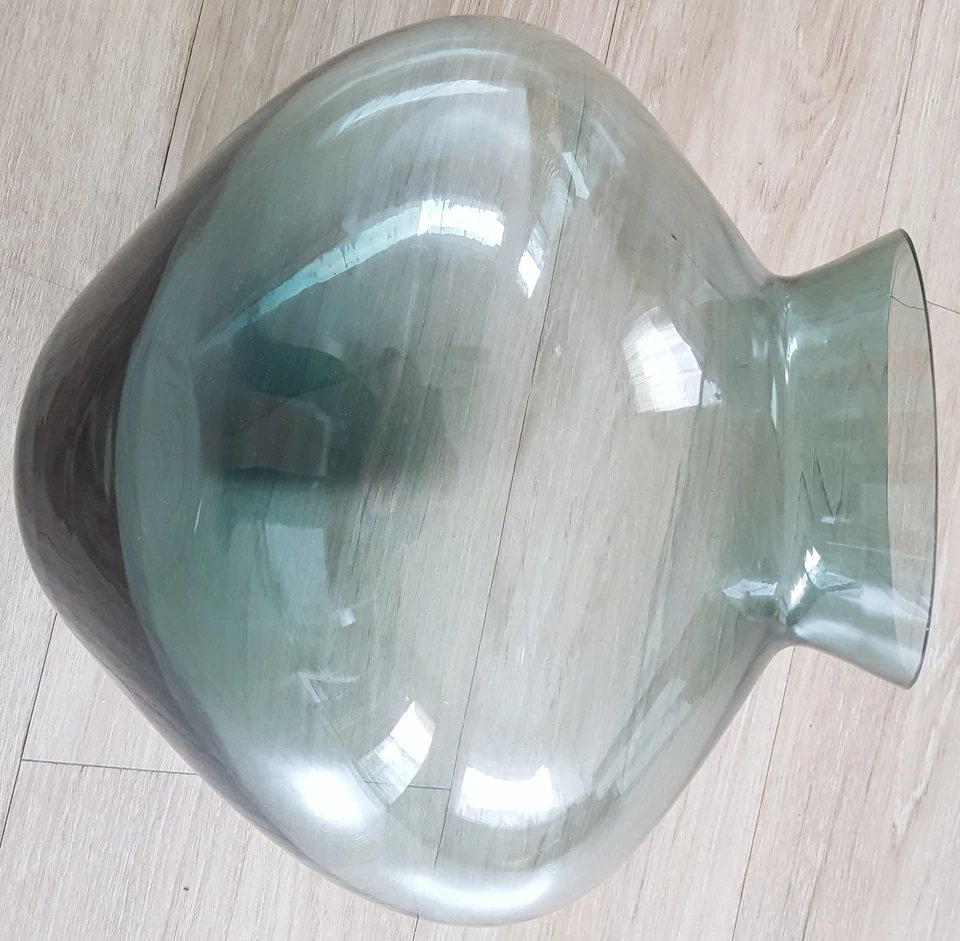 Wilhelm Wagenfeld Große Herzvase Glas Vase 27 cm Hoch WMF 50er60er Bauhaus Ära ❤ - Bild 3 von 4