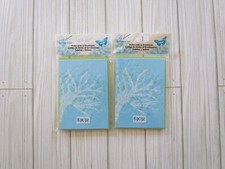 Inspirational Blue Tree Blank Note Cards with envelopes - Two packages