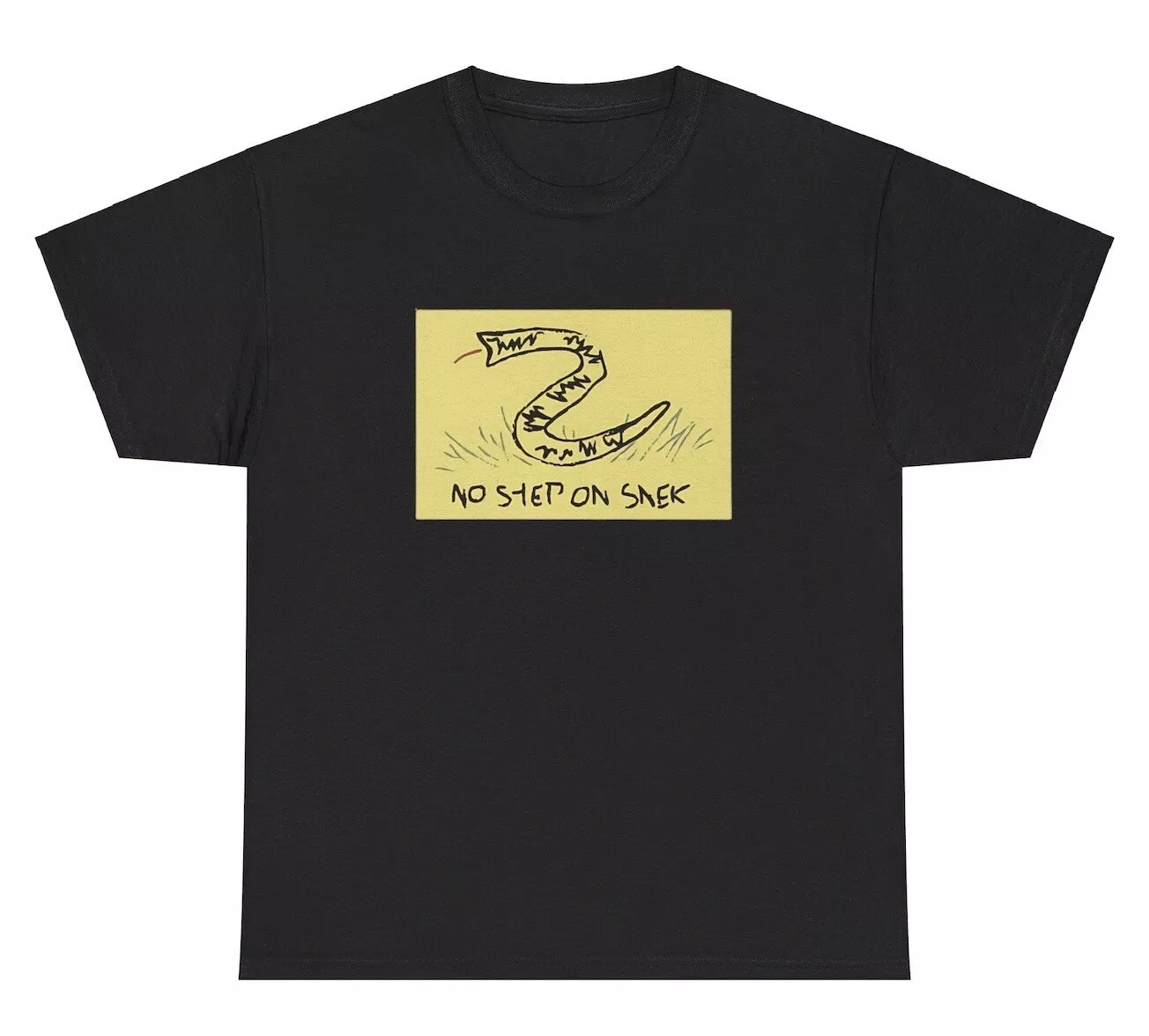 No Step On Snek Snake Meme T Shirt Funny Tread Parody Silly Joke Humor Meme Tee