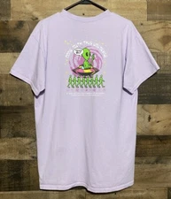 A.LAB We Leave In Peace Lavender T-Shirt Size L