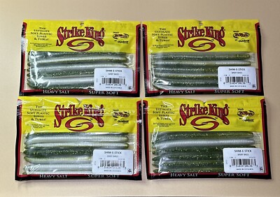 STRIKE KING Shim E Stick SES5-55 Baby Bass Fishing Lure Made in USA Qty 28