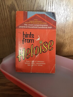 Hints Heloise Paperback Book Household Handbook Vintage 60s 70s 80s Housewife