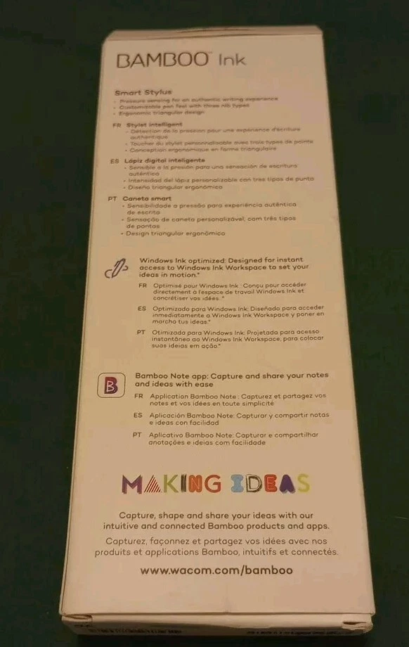 Bamboo Ink Smart Stylus Optimized For Windows Ink Pen - Black - Image 2 of 3