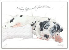 Great Dane Birthday Card 5 x 7 with Envelope