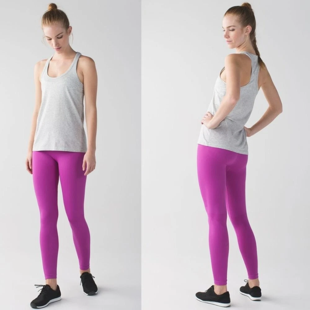 Lululemon Ultraviolet Pink Seamless High Rise Zone In Tights | Women's 4