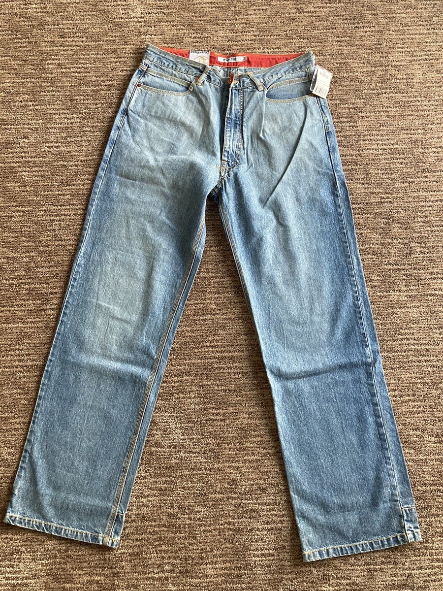 INDIGO RED - Denim Blue Jeans - Mens Size 34x34 | eBay