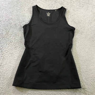 TOMMIE COPPER Tank Womens Medium Lower Back SUpport Black Tank Top Dsadadfhfd