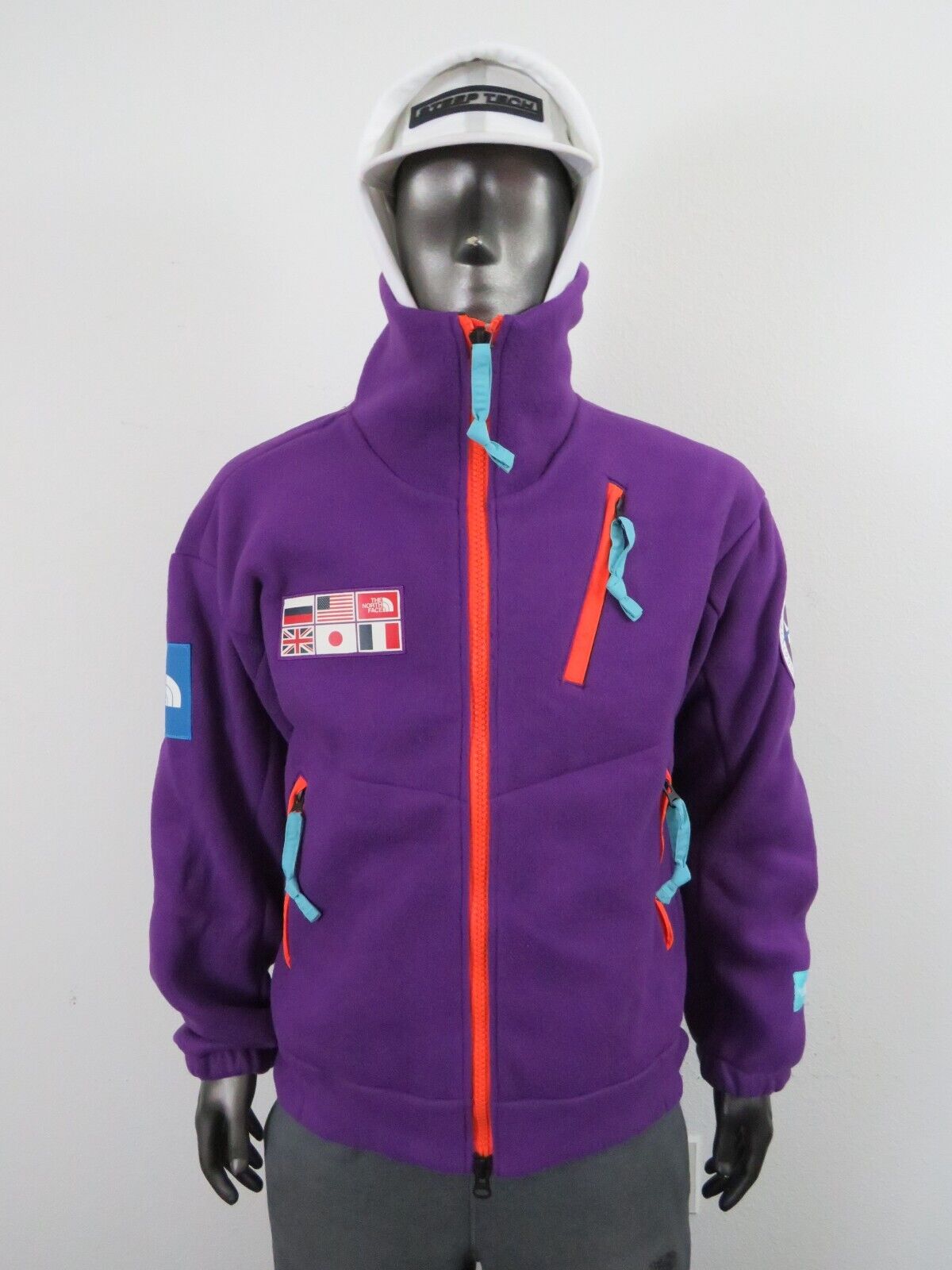 Mens The North Face TAE Trans-Antarctica 1990 Expedition Fleece Jacket -  Purple