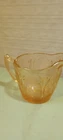 Vintage Pink Cherry Blossom Creamer Depression Glass Jeanette Glass Company