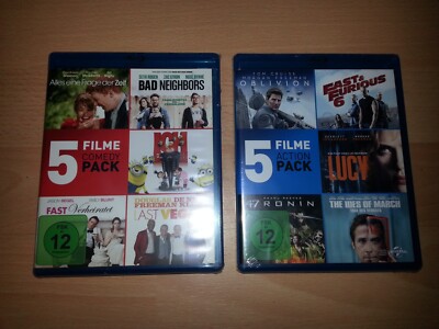 10 Filme 5x Comedy 5x Action Blu-Ray NEU/OVP