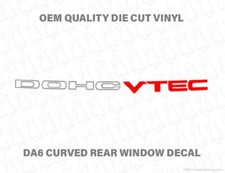 Dohc Vtec Curved Rear Window Decal Jdm For Dc Da Db Integra Type R Gsr Ls Sir Dohc Vtec Curved Rear Window Decal Jdm For Dc Da Db Integra Type R Gsr Ls Sir