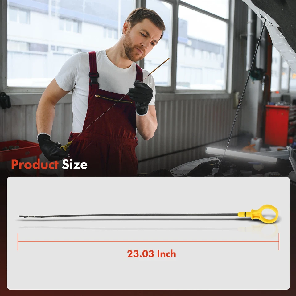 Varilla de medición de aceite de motor para Ford Explorer Fusion Edge Taurus Flex Lincoln MKZ MKX Foto 4 de 4