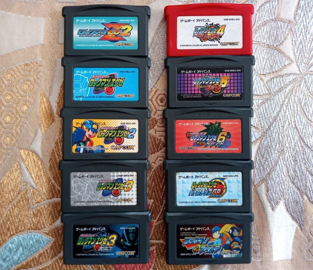 Lot Rockman Mega Man GBA EXE 0.1.2.3.4.5.6 etc 10 Set Nintendo