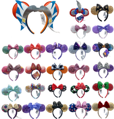 25 Styles Mickey Bow Minnie Mouse Ears DisneyParks Bow Christmas Belle Headband