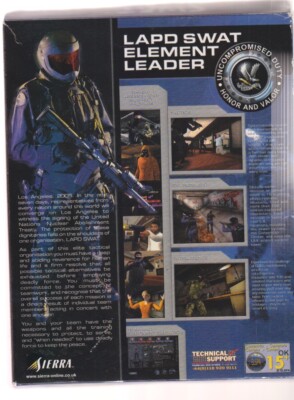 SWAT 3 Close Quarters Battle - Jeu PC Big Box En État Correct Pour Collectionneurs