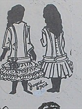 FRANKI'S Antique Doll Dress Pattern French or German Doll Joyce Pick a Size "