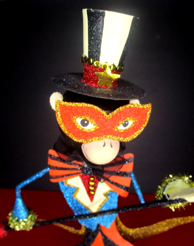 Pier One Imports Halloween DecorEnchanted Circus16" Jester Monkey On