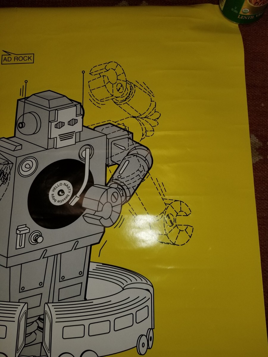 Beastie Boys Hello Nasty In The Round World Tour Poster 1998 23 X