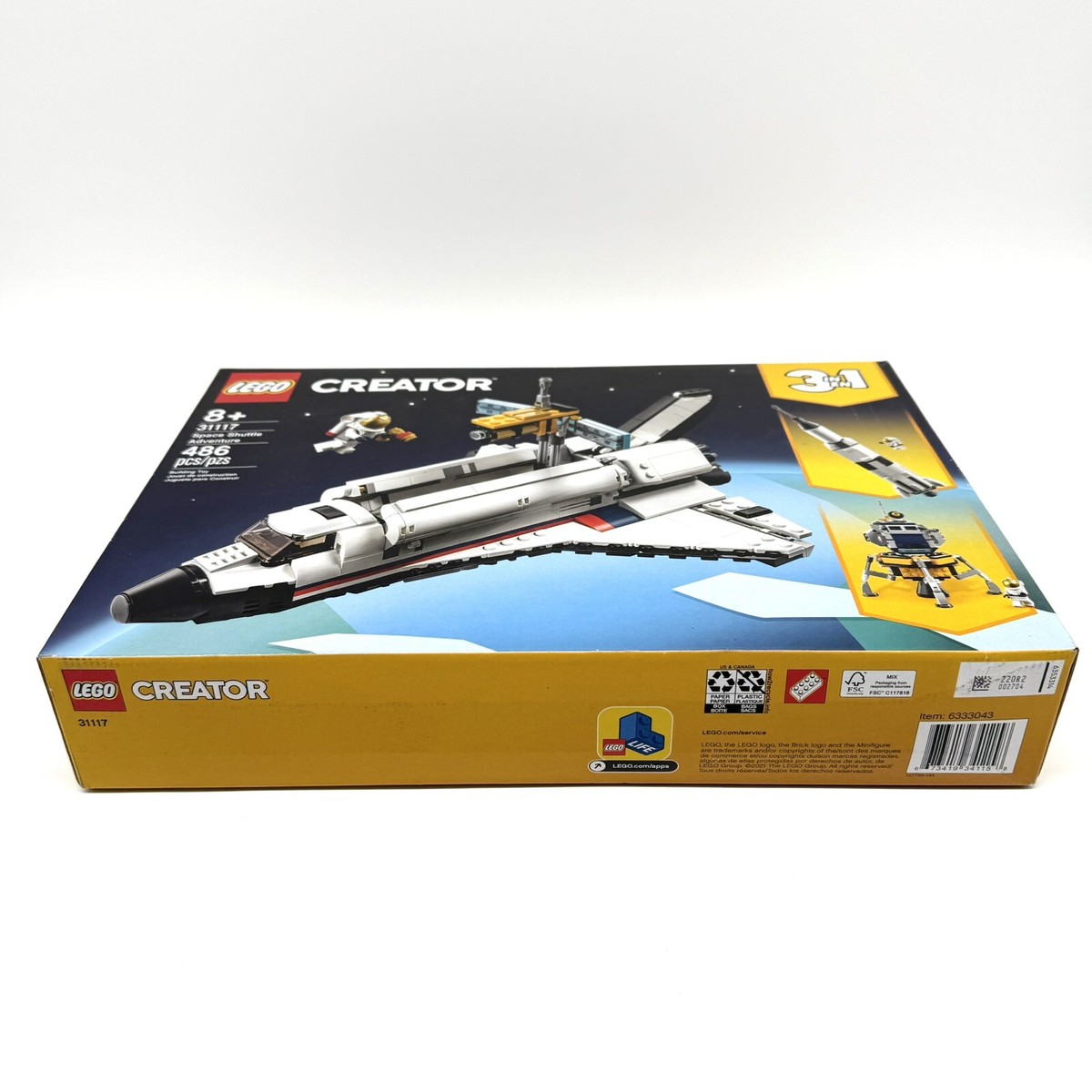 NEW, RETIRED, & SEALED LEGO CREATOR Space Shuttle Adventure 3in1